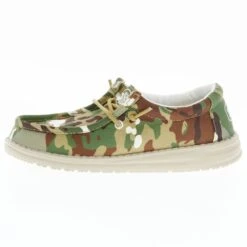 Heydude Youth Hey Dude Wally Ripstop Camo Casual Shoe -Heydude Shop 40042 9CQ 03