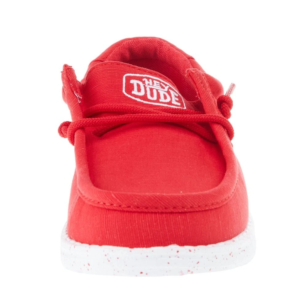 Heydude Wally Youth Slub Canvas Red Heydude Wally Youth Slub Canvas Red -Heydude Shop 40044 610 02
