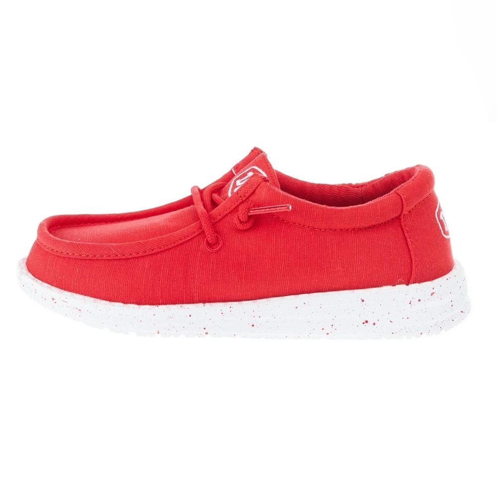 Heydude Wally Youth Slub Canvas Red Heydude Wally Youth Slub Canvas Red -Heydude Shop 40044 610 03