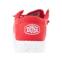 Heydude Wally Youth Slub Canvas Red 5 Heydude Wally Youth Slub Canvas Red -Heydude Shop 40044 610 04