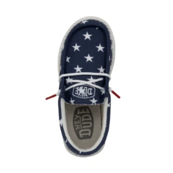 Heydude Hey Dude Youth Wally American Flag 4 Heydude Hey Dude Youth Wally American Flag -Heydude Shop 40046 9CW WALLYYOUTHPATRIOTIC AMERICANFLAG LEFTTOP