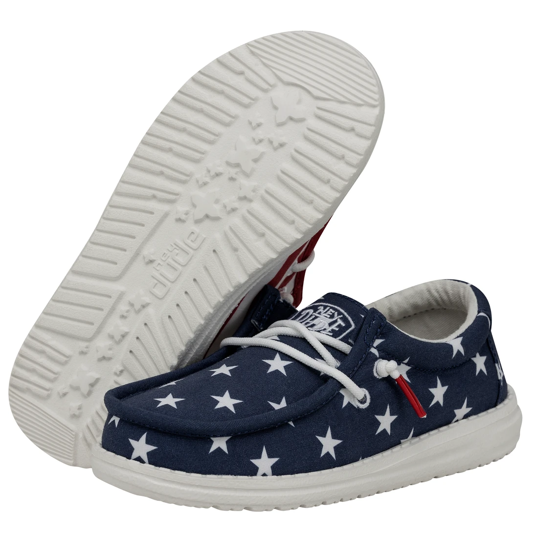 Hey Dude Youth Wally American Flag Heydude Hey Dude Youth Wally American Flag -Heydude Shop 40046 9CW WALLYYOUTHPATRIOTIC AMERICANFLAG PAIRBOTTOM