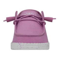 Heydude Hey Dude Wendy Slub Canvas Violet -Heydude Shop 40063 508 WENDYSLUBCANVAS VIOLET LEFTFRONT