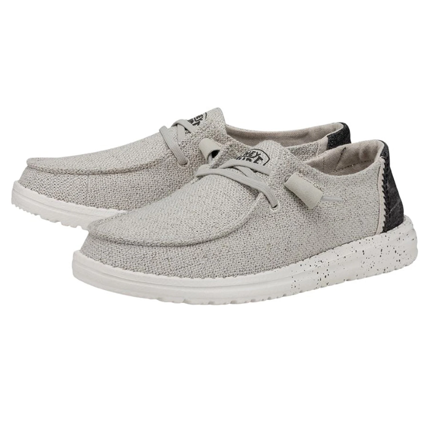 Hey Dude Wendy Woven Light Grey Heydude Hey Dude Wendy Woven Light Grey -Heydude Shop 40098 007 WENDYWOVEN LIGHTGREY PAIRSIDE