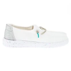 Heydude Youth Hey Dude Wendy Disco White Casual Shoe 6 Heydude Youth Hey Dude Wendy Disco White Casual Shoe -Heydude Shop 40099 1JJN 05
