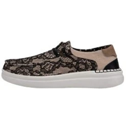 Heydude Shop -Heydude Shop SS22 W 121944861 WENDY RISE LACE BLACK LEFT 02