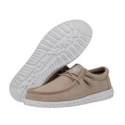 Heydude Hey Dude Men's Wally Slub Canvas Tan -Heydude Shop Screenshot2023 02 23150642