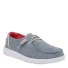 Heydude Womens Wendy Slip On Sneaker - Denim -Heydude Shop US 01 105641 00