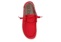 Heydude Womens Wendy Slip On Sneaker - Red 7 Heydude Womens Wendy Slip On Sneaker - Red -Heydude Shop US 01 106161 05
