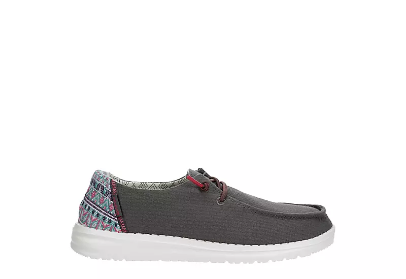 Heydude Womens Wendy Slip On Sneaker - Grey Heydude Womens Wendy Slip On Sneaker - Grey -Heydude Shop US 01 106163 01