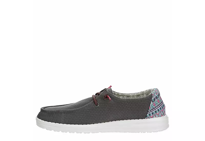 Heydude Womens Wendy Slip On Sneaker - Grey Heydude Womens Wendy Slip On Sneaker - Grey -Heydude Shop US 01 106163 03