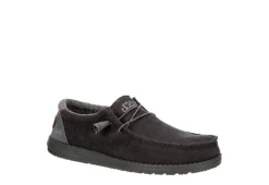 Heydude Mens Wally Slip On Sneaker - Dark Grey