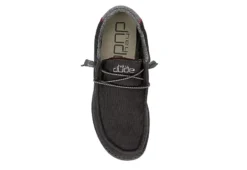 Heydude Mens Wally Slip On Sneaker - Dark Grey -Heydude Shop US 01 501802 05