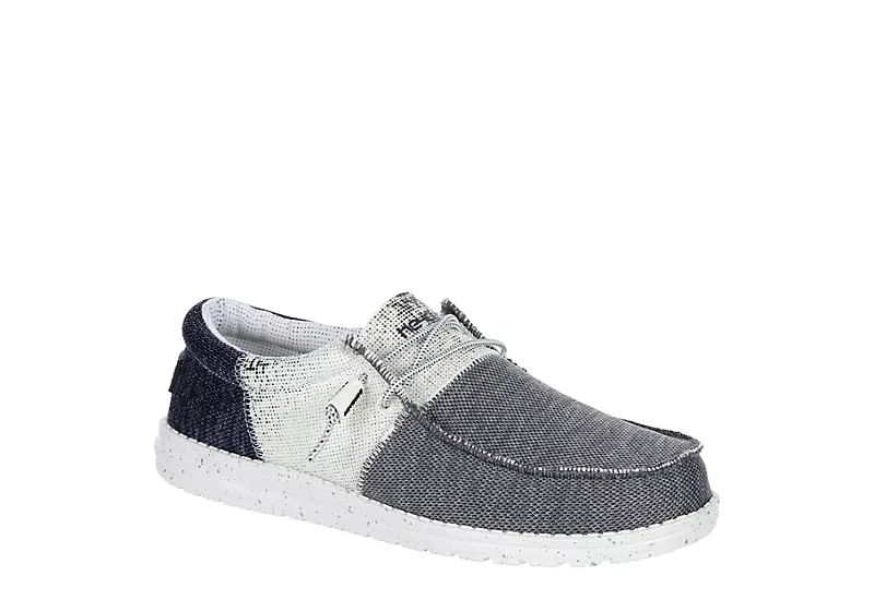 Heydude Mens Wally Slip On Sneaker - Navy Heydude Mens Wally Slip On Sneaker - Navy -Heydude Shop US 01 501807 00