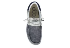 Heydude Mens Wally Slip On Sneaker - Navy 7 Heydude Mens Wally Slip On Sneaker - Navy -Heydude Shop US 01 501807 05