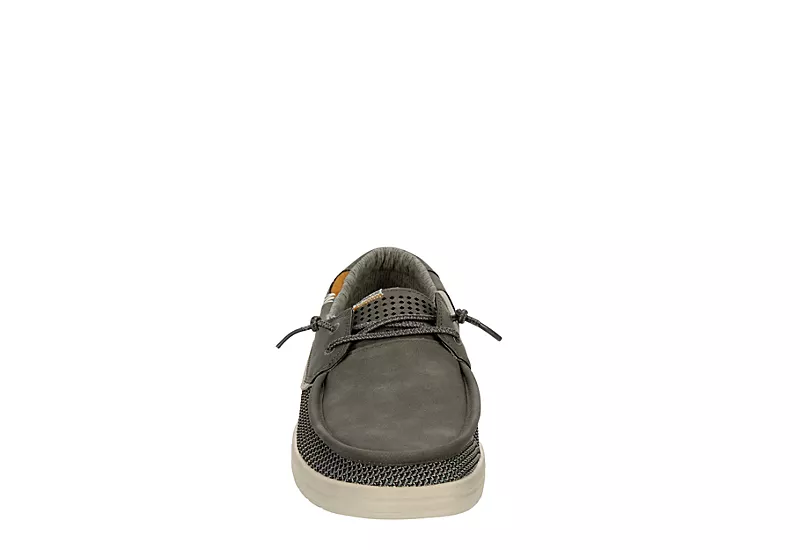 Heydude Mens Welsh Boat Shoe - Dark Grey Heydude Mens Welsh Boat Shoe - Dark Grey -Heydude Shop US 01 501810 02