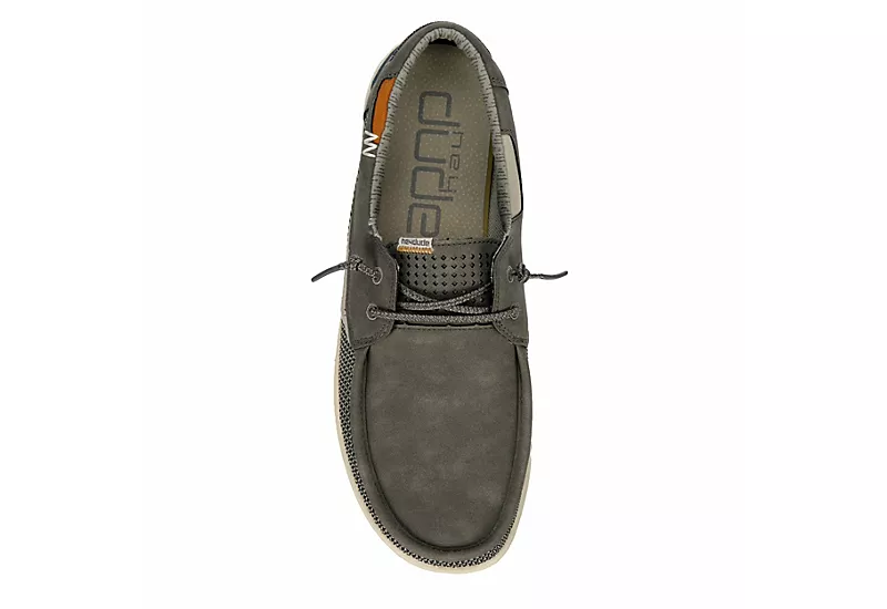 Heydude Mens Welsh Boat Shoe - Dark Grey Heydude Mens Welsh Boat Shoe - Dark Grey -Heydude Shop US 01 501810 05