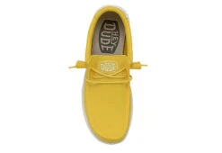 Heydude Mens Wally Slip On Sneaker - Yellow -Heydude Shop US 01 502327 04