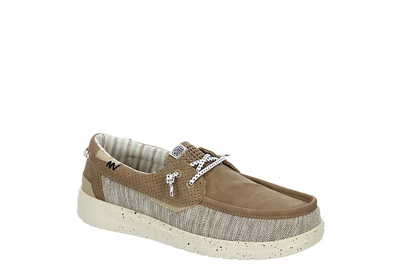 Heydude Mens Welsh Boat Shoe - Tan Heydude Mens Welsh Boat Shoe - Tan -Heydude Shop US 01 502440 00