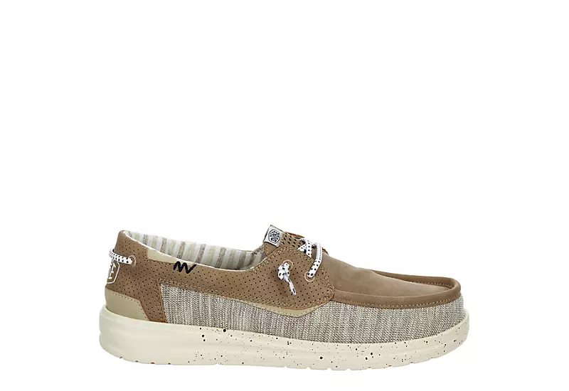 Heydude Mens Welsh Boat Shoe - Tan Heydude Mens Welsh Boat Shoe - Tan -Heydude Shop US 01 502440 01