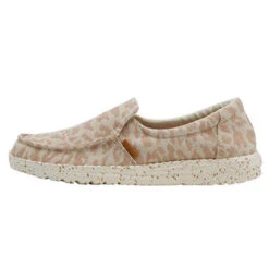 Heydude Hey Dude Misty Woven Tan Cheetah -Heydude Shop wovenchpk1